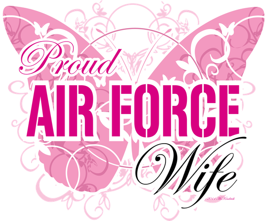 CafePress Proud Air Force Wife Cap Classic Baseball Cap (568541722)